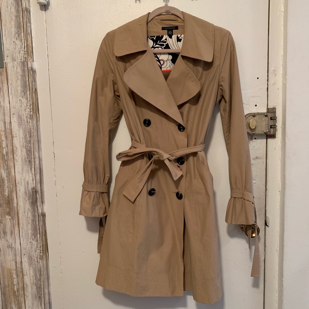 Tommy Hilfiger Women’s double breasted trench coat